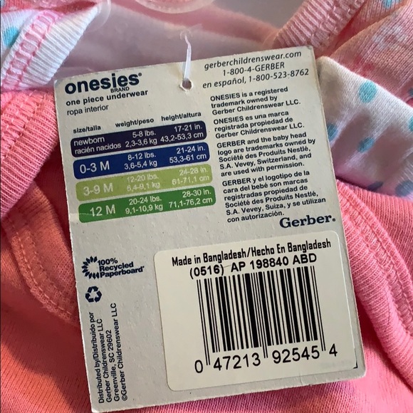 NWT Gerber Onesies - Picture 4 of 4